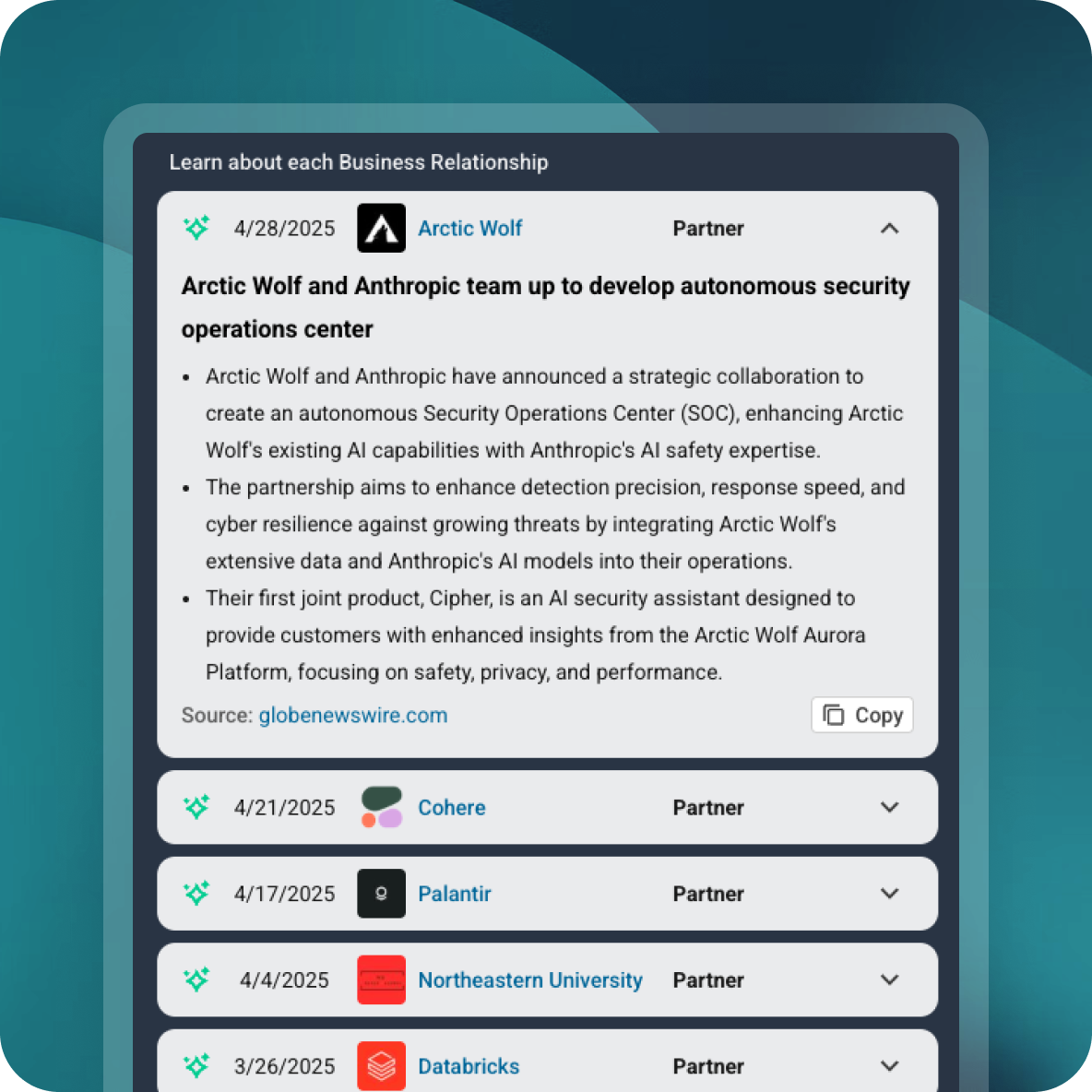 Business Relationships