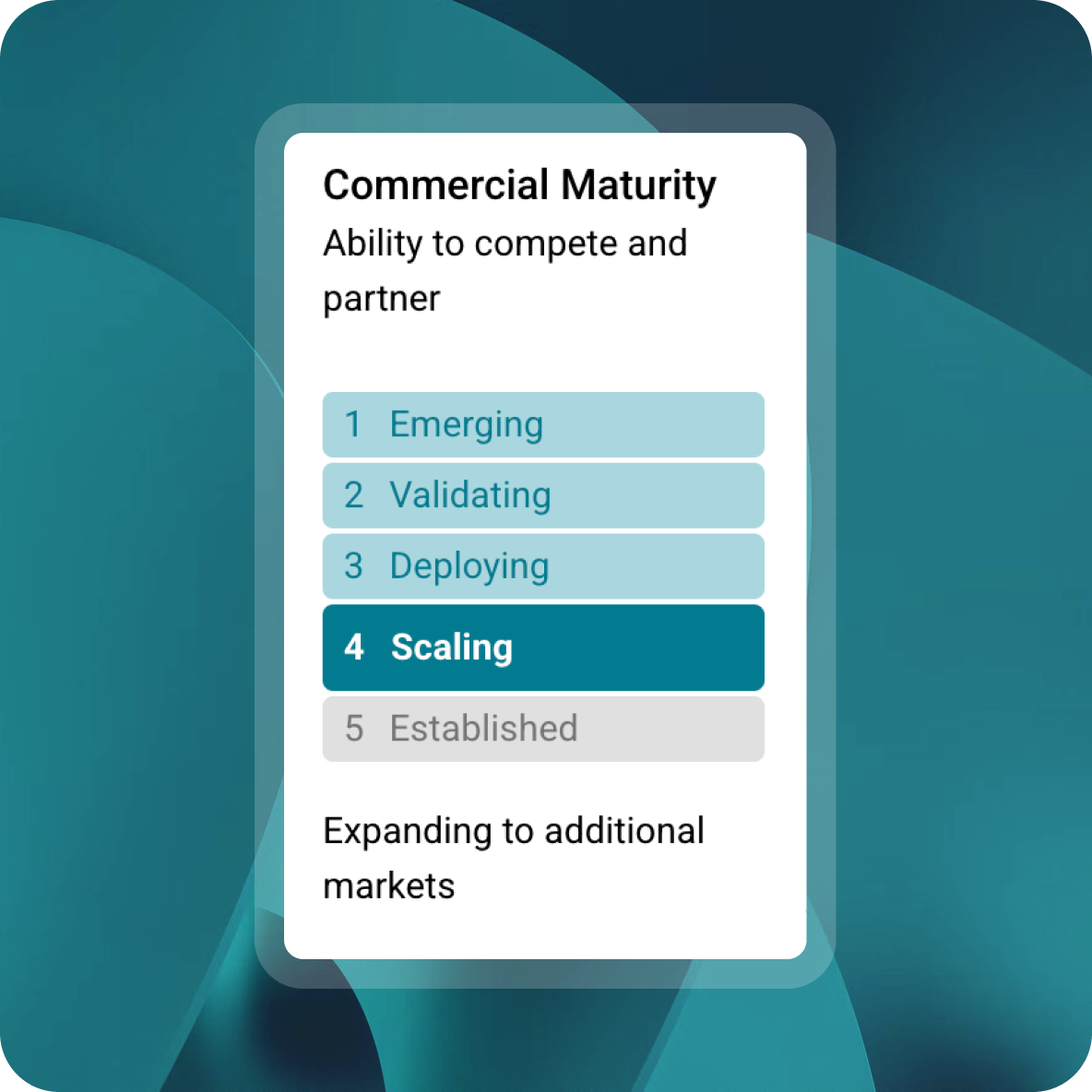 Commercial Maturity